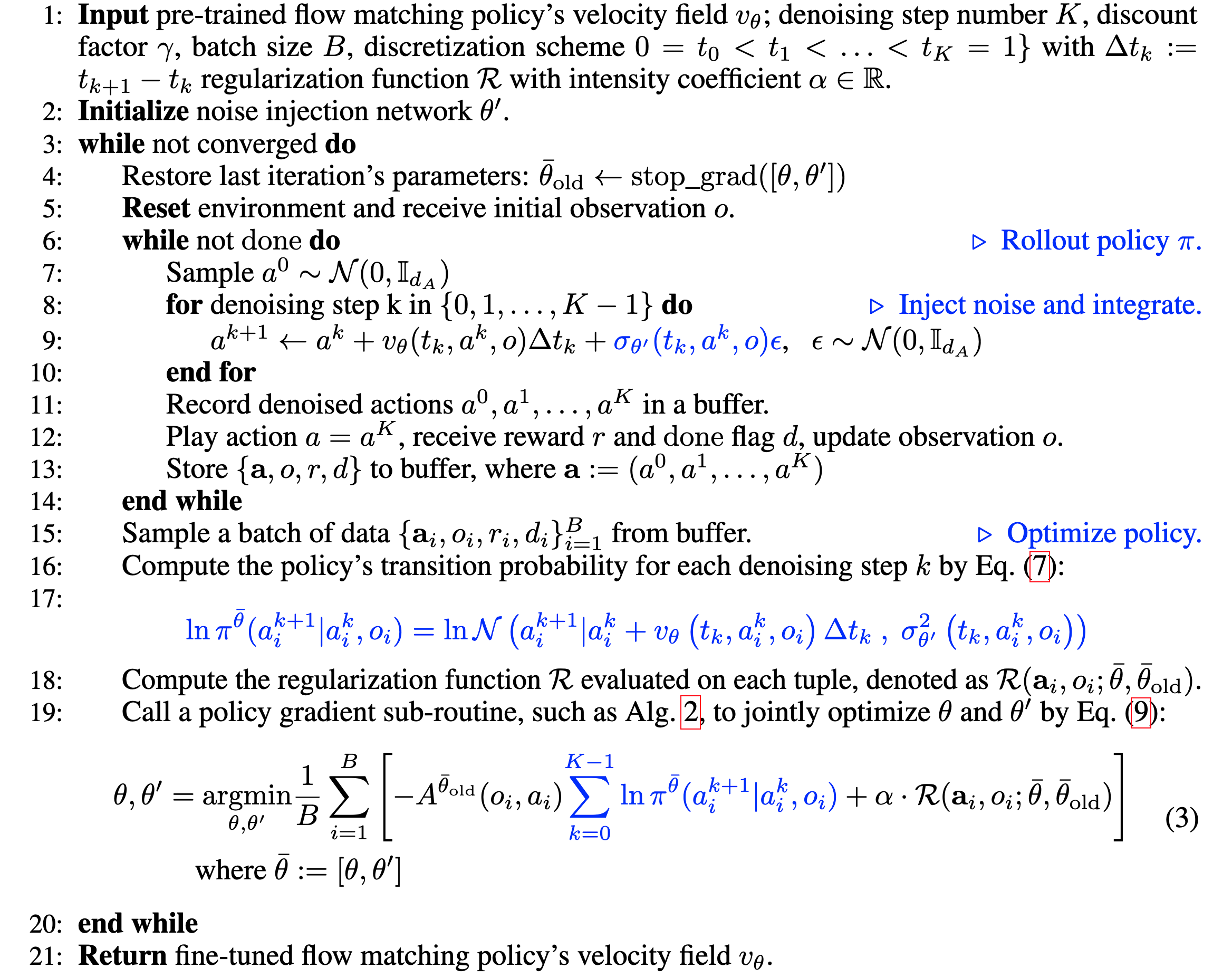ReinFlow: Fine-tuning Flow Matching Policy with Online Reinforcement Learning